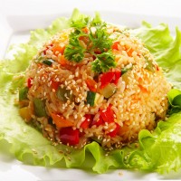 Рис с овощами Тяхан